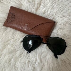 Ray-ban aviator total black sunglasses